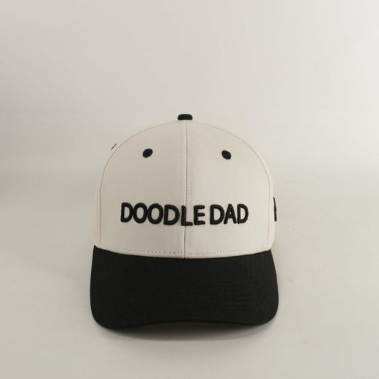 Doodle Dad Embroidered Luxury Two-Tone Baseball Hat - Stylish and Comfortable