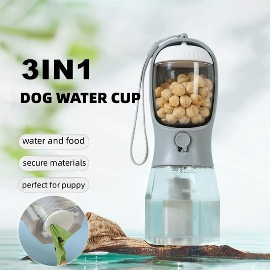 Dog Water Cup, Multi-Functional Pet Cup, Portable Pet Cup, Dog Drinking Cup, Pet Food Container, Garbage Bag Dispenser, Three-in-One Pet Cup, Pet Supplies, Travel Pet Cup, Pet Water Bottle, Dog Travel Accessories, Pet Food and Water Cup, Dog Waste Bag Dispenser, Dog Hydration Cup, Pet Care on the Go, Dog Feeding Cup, Pet Cup for Travel, Portable Pet Drinking Cup, Outdoor Pet Cup