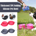 Load image into Gallery viewer, Rubber Foldable Double Bowl, Pet Feeding Bowl, Dog Bowls, Cat Bowls, Pet Supplies, Double Pet Bowl, Foldable Pet Bowl, Portable Pet Bowl, Pet Travel Bowl, Collapsible Pet Bowl, Pet Feeding Solution, Durable Pet Bowl, Space-Saving Pet Bowl, Pet Mealtime, Dog Feeding Bowl, Cat Feeding Bowl, Pet Bowls for Travel, Portable Dog Bowl, Portable Cat Bowl, Easy-to-Clean Pet Bowl
