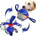 Load image into Gallery viewer, Interactive Dog Football Soccer Ball With Tabs Inflated Training Toy Outdoor Border Collie Balls Pet Products
