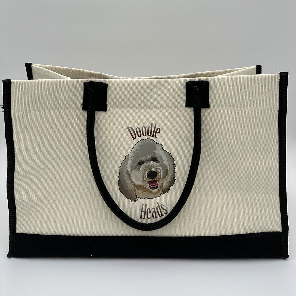 The Medium Tote Bag by Doodle Heads Carry Your Essentials in Style