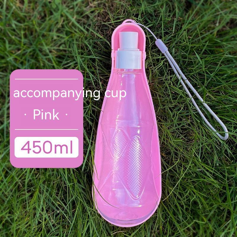 Pet Water Cup Outdoor Portable Folding Dog Water Bottle 450ml & 550ml Large Capacity Medium To Large Dog Drinking Bottle