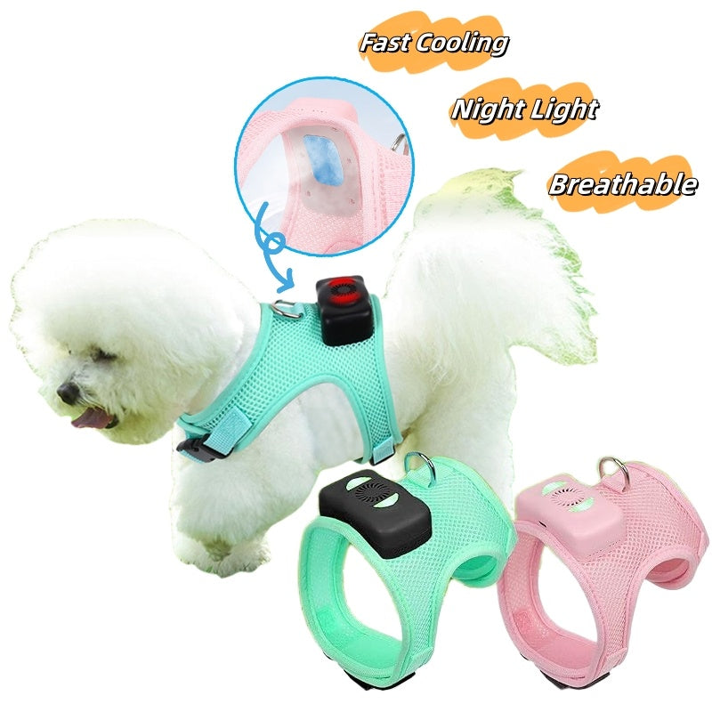 Cooling Dog Vest, Dog Harness, Pet Cooling Vest, Breathable Dog Harness, Air Conditioner Pet Vest, Dog Chest Strap, Pet Cooling Products, Dog Cooling Vest Harness, Air Conditioner Dog Harness, Breathable Pet Harness, Dog Cooling Harness, Pet Chest Strap, Dog Harness with Air Conditioning