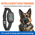 Load image into Gallery viewer, Discover the Smart Automatic Anti-Barking Dog Collar with rechargeable capabilities, HD digital display, and IP67 waterproof rating.
