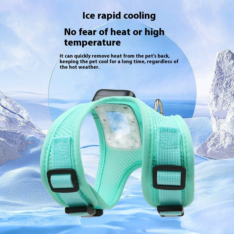 Cooling Dog Vest, Dog Harness, Pet Cooling Vest, Breathable Dog Harness, Air Conditioner Pet Vest, Dog Chest Strap, Pet Cooling Products, Dog Cooling Vest Harness, Air Conditioner Dog Harness, Breathable Pet Harness, Dog Cooling Harness, Pet Chest Strap, Dog Harness with Air Conditioning