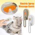 Load image into Gallery viewer, Dog Steam Brush, Cat Steam Brush, 3-in-1 Pet Grooming Comb, Electric Spray Pet Brush, Pet Grooming Tool, Dog Grooming Brush, Cat Grooming Brush, Pet Massage Brush, Hair Removal Comb, Pet Grooming Products, Steamy Dog Brush, Electric Pet Brush, Pet Hair Removal
