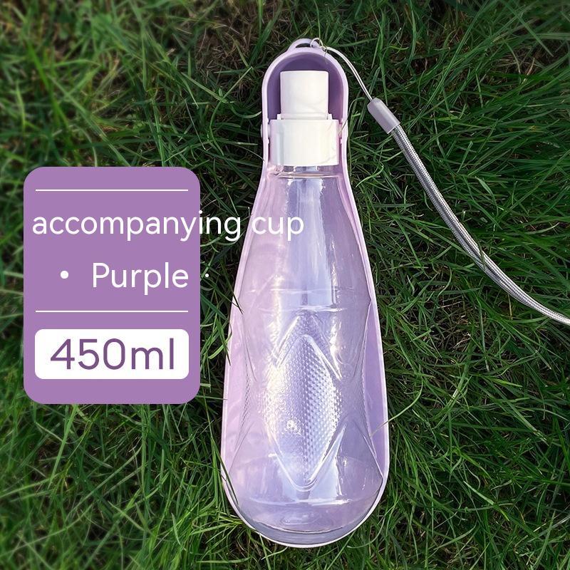 Pet Water Cup Outdoor Portable Folding Dog Water Bottle 450ml & 550ml Large Capacity Medium To Large Dog Drinking Bottle