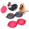 Load image into Gallery viewer, Rubber Foldable Double Bowl, Pet Feeding Bowl, Dog Bowls, Cat Bowls, Pet Supplies, Double Pet Bowl, Foldable Pet Bowl, Portable Pet Bowl, Pet Travel Bowl, Collapsible Pet Bowl, Pet Feeding Solution, Durable Pet Bowl, Space-Saving Pet Bowl, Pet Mealtime, Dog Feeding Bowl, Cat Feeding Bowl, Pet Bowls for Travel, Portable Dog Bowl, Portable Cat Bowl, Easy-to-Clean Pet Bowl
