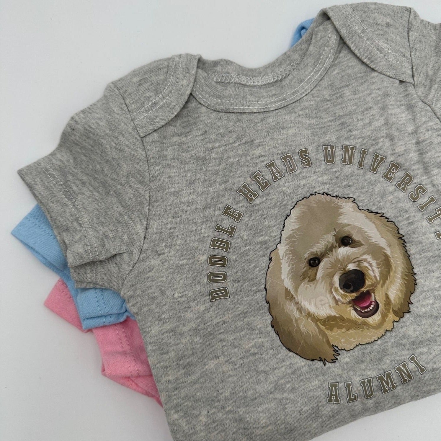 Doodle Heads Alumni Baby Onesie - Perfect for Your Little Graduate!