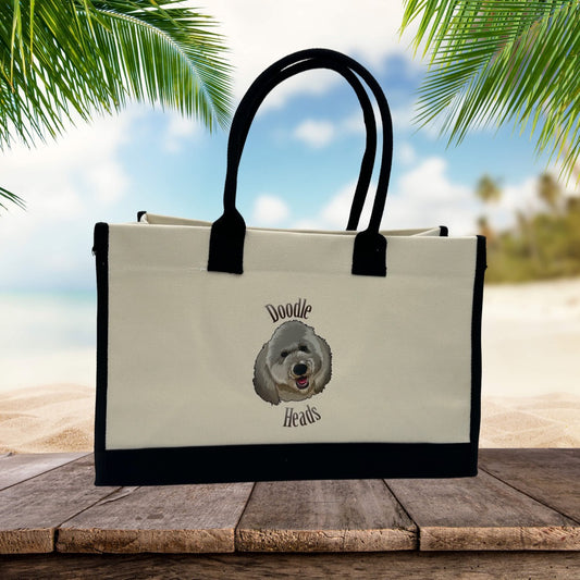 The Medium Tote Bag by Doodle Heads