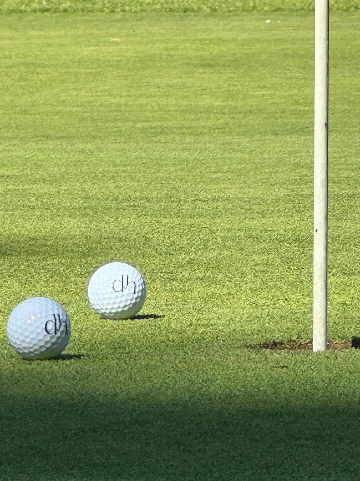 DH Designer Brand Logo Tournament Golf Ball - Display Box (1) or Pack Of Balls (3)