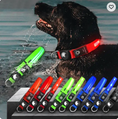 Load image into Gallery viewer, Light Up Flashing LED Collar With Air Tag Holder - Keep Your Pet Safe and Stylish
