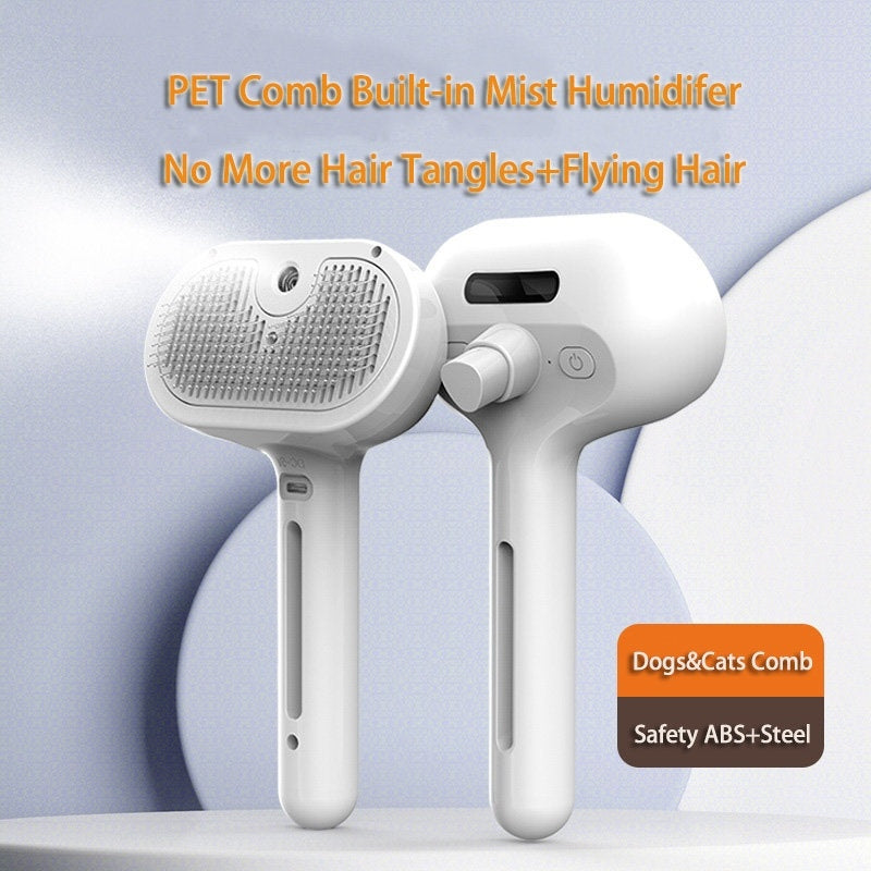 Pet Comb, Self-Cleaning Pet Comb, Pet Hair Remover Brush, Dog Grooming Tools, Dematting Comb, Built-In Mist Humidifier, Pet Products, Dog Comb, Pet Grooming, Pet Hair Remover, Grooming Comb, Dog Hair Brush, Pet Dematting Tool, Pet Comb with Humidifier, Dog Grooming Accessories, Pet Grooming Essentials, Easy Clean Pet Comb, Pet Hair Cleaning Tool, Pet Brush, Pet Grooming Device, Dog Hair Removal, Grooming Comb with Mist, Pet Grooming Brush,