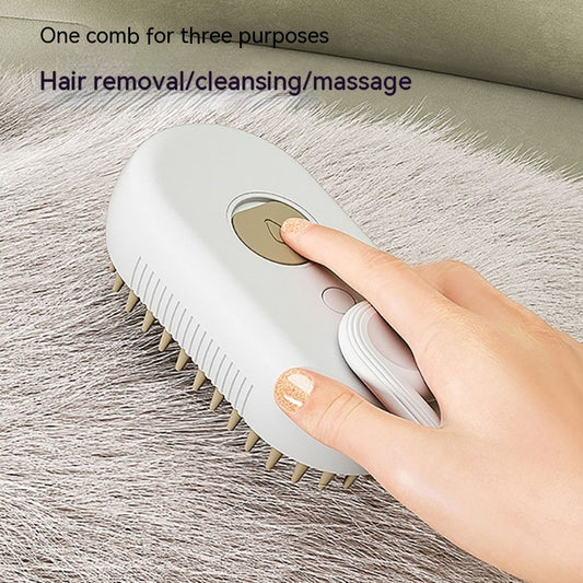 Dog Steam Brush, Cat Steam Brush, 3-in-1 Pet Grooming Comb, Electric Spray Pet Brush, Pet Grooming Tool, Dog Grooming Brush, Cat Grooming Brush, Pet Massage Brush, Hair Removal Comb, Pet Grooming Products, Steamy Dog Brush, Electric Pet Brush, Pet Hair Removal