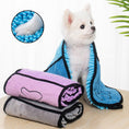 Load image into Gallery viewer, Dogs Cats Towels Super Absorbent Dog Bathrobe Microfiber Bath Towels Quick-Drying Cat Bath Towel For Pets Towel Dog Towels Pet Products
