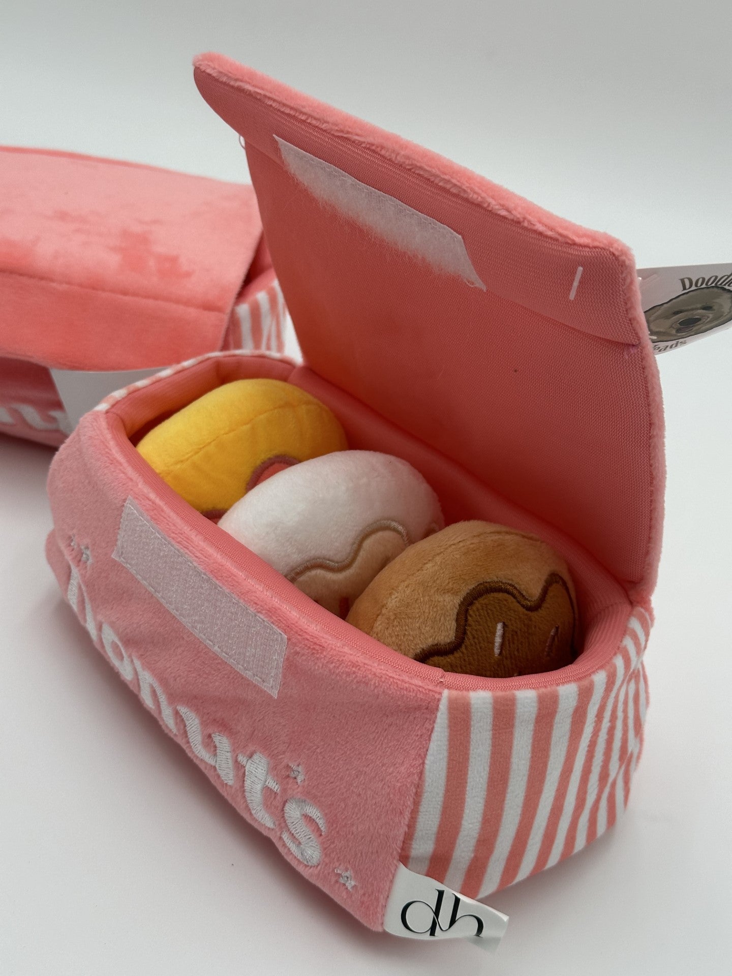 dh Doodle Head Box Of Squeaky Donuts for SMALL & MEDIUM Doodles